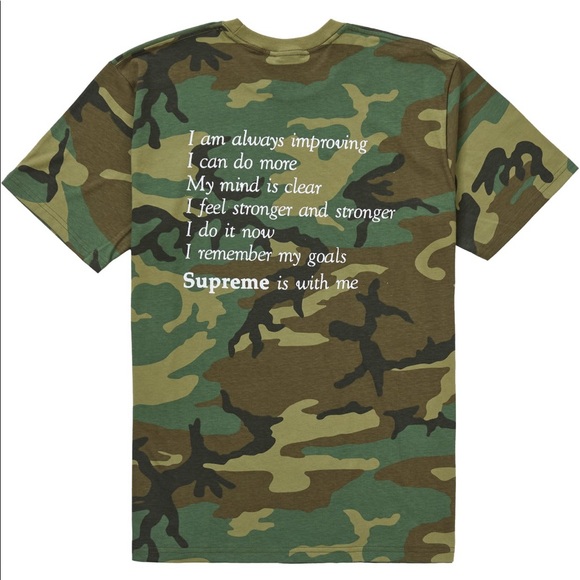 Supreme Stay Positive Tee Camo XL - Picture 4 of 5
